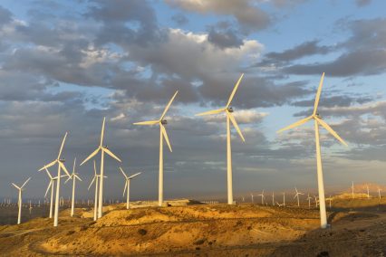 Wind turbine Landscape California